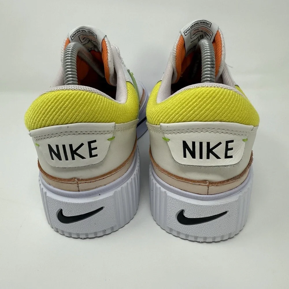 Nike Court Legacy Lift Sneakers Women's Size 10 White Lifestyle Shoes FD0872-100